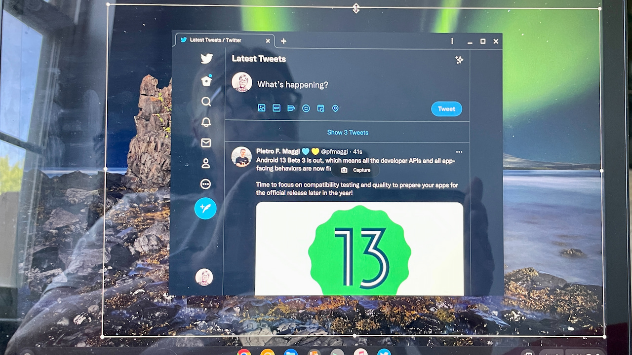 How to partial screenshot a on Chromebook
