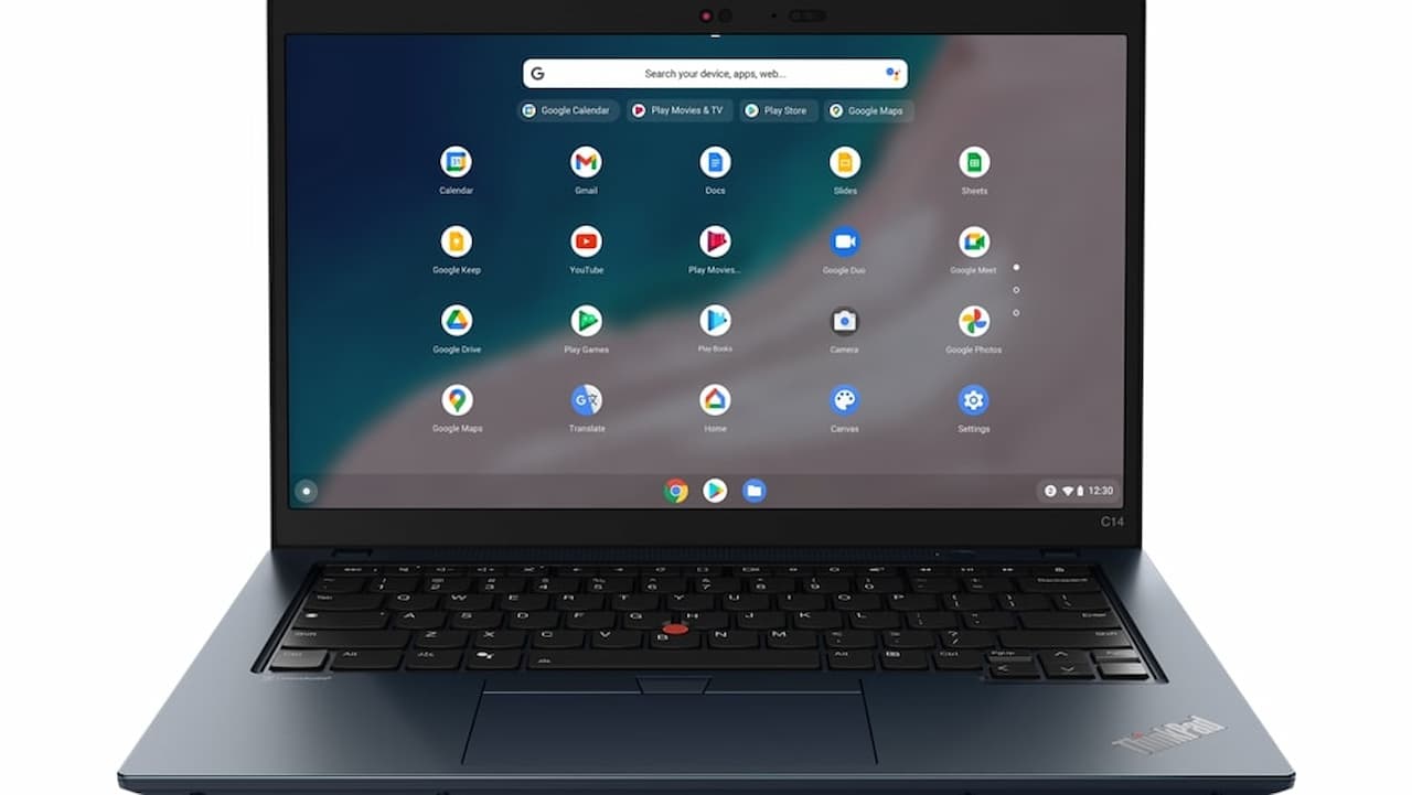 Lenovo ThinkPad C14 Chromebook front