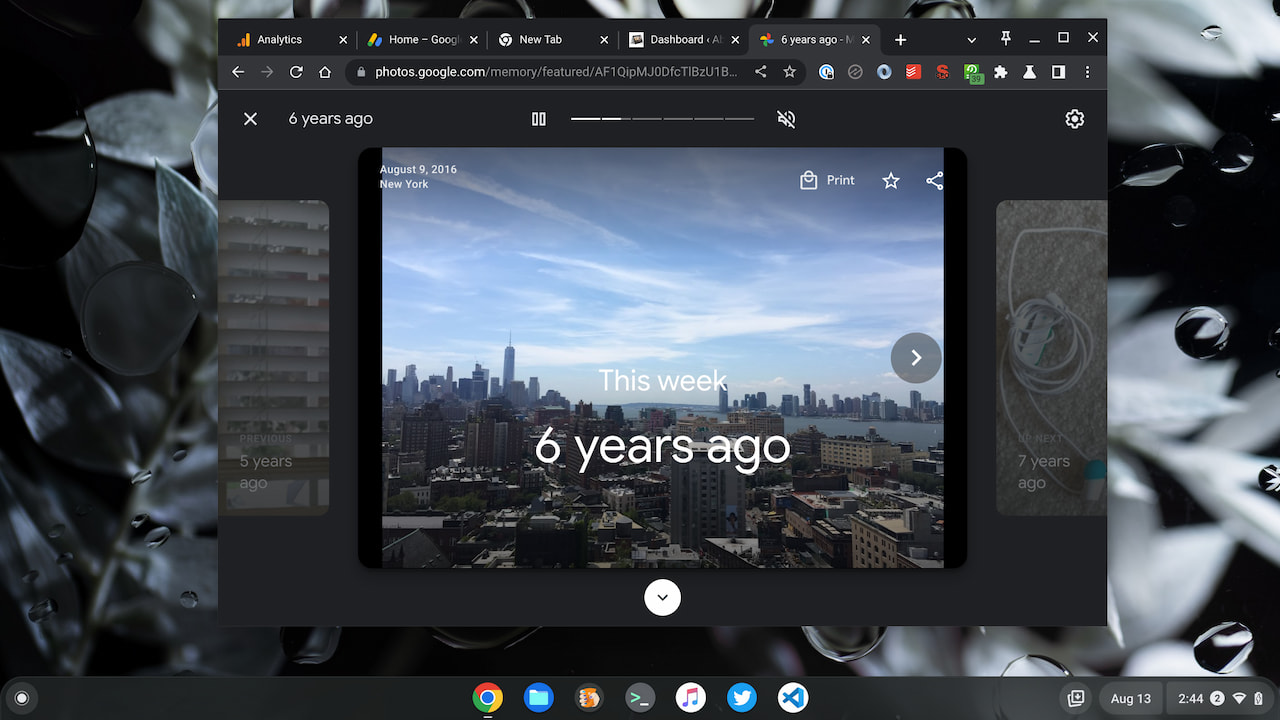 Google Photos Memories on Chromebooks full version