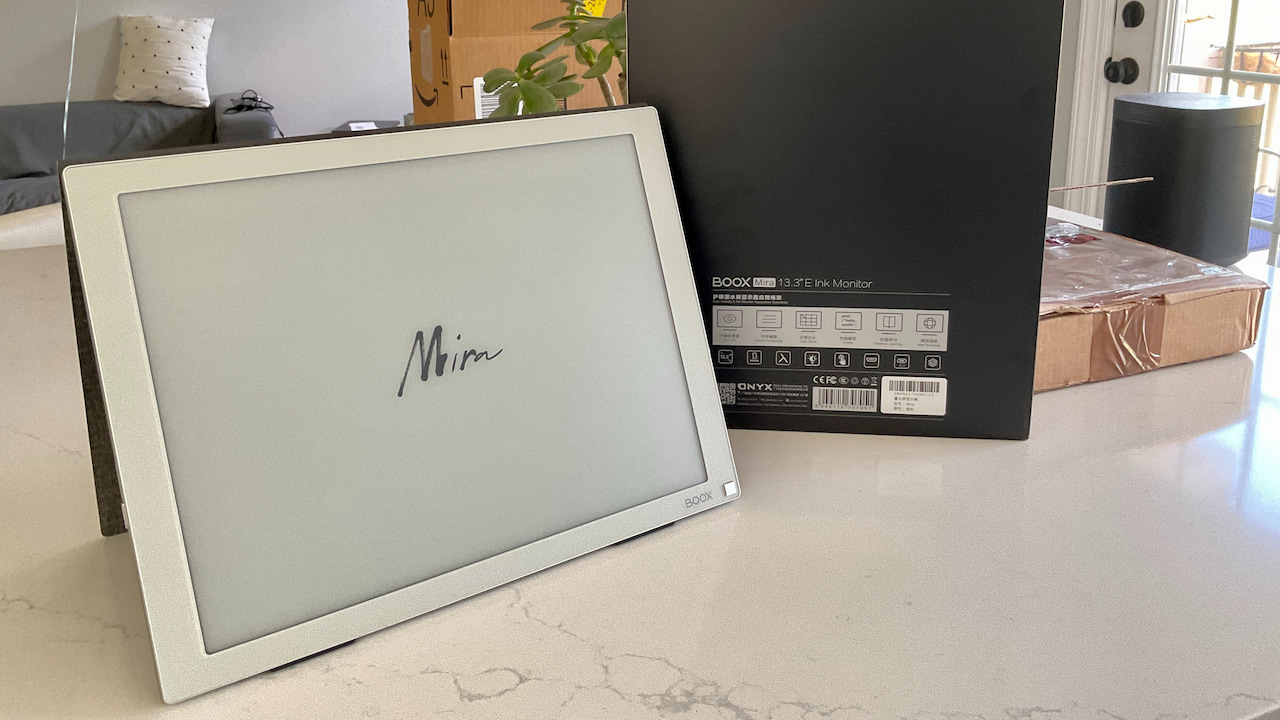 Boox Mira E Ink monitor