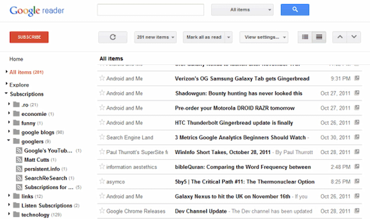 Google Reader