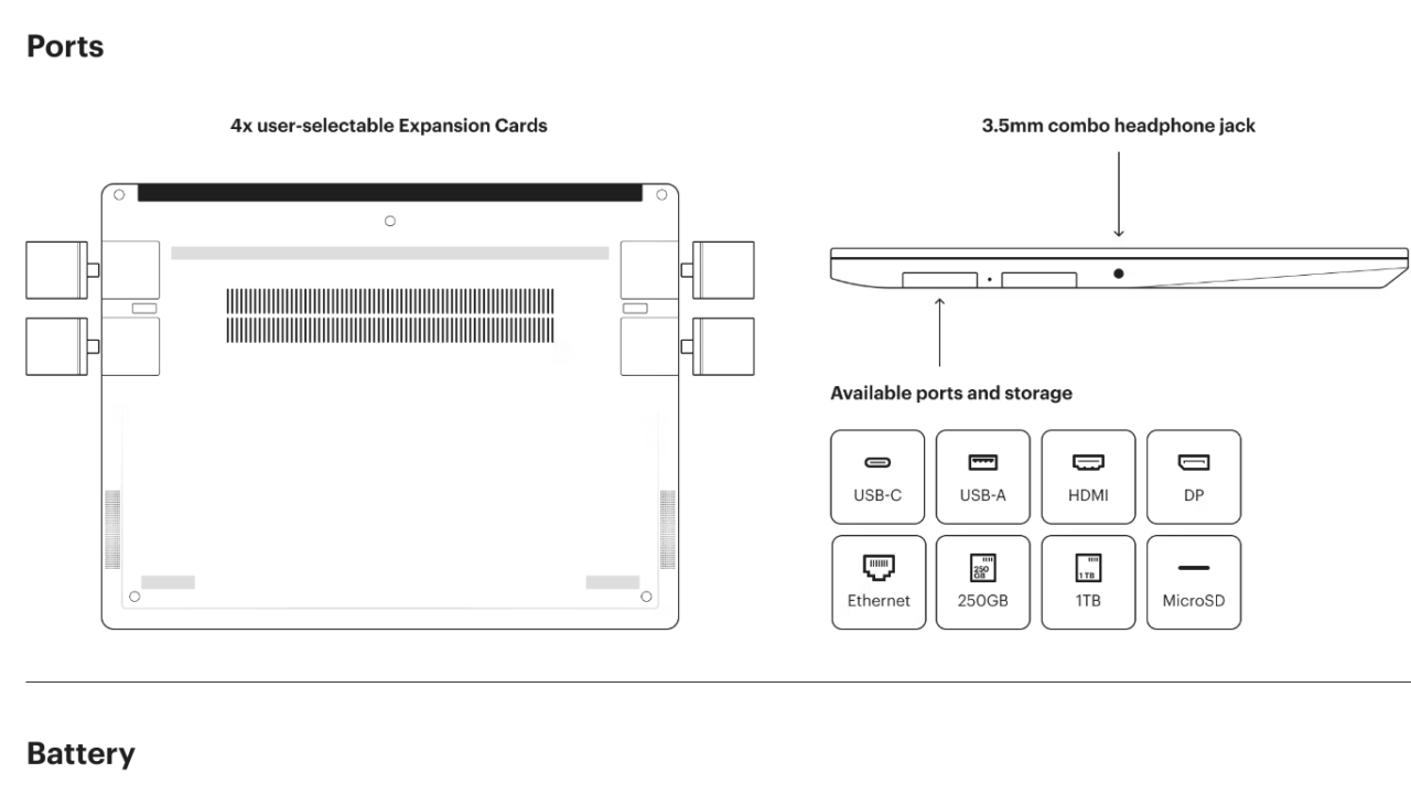 Framework Chromebook expansion