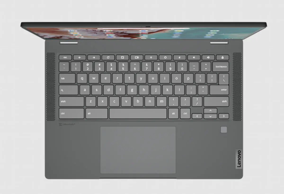 Lenovo Flex 5i Chromebook keyboard