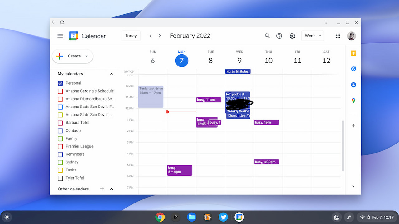 Google Calendar PWA