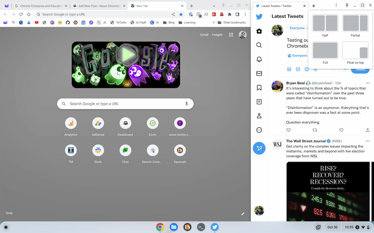 ChromeOS 107 Partial Split