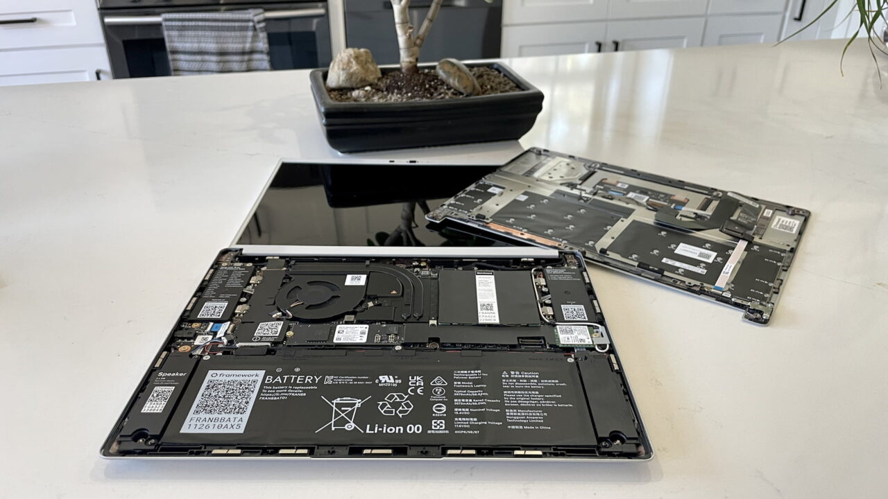 Framework Chromebook teardown