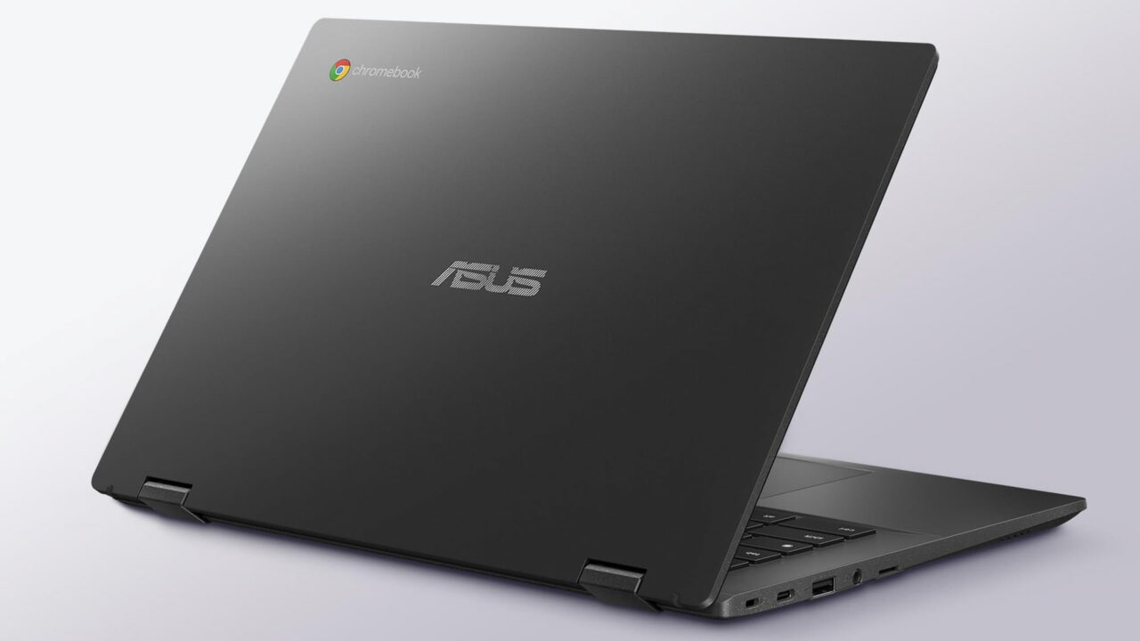 Asus Chromebook CM14 Flip back angle