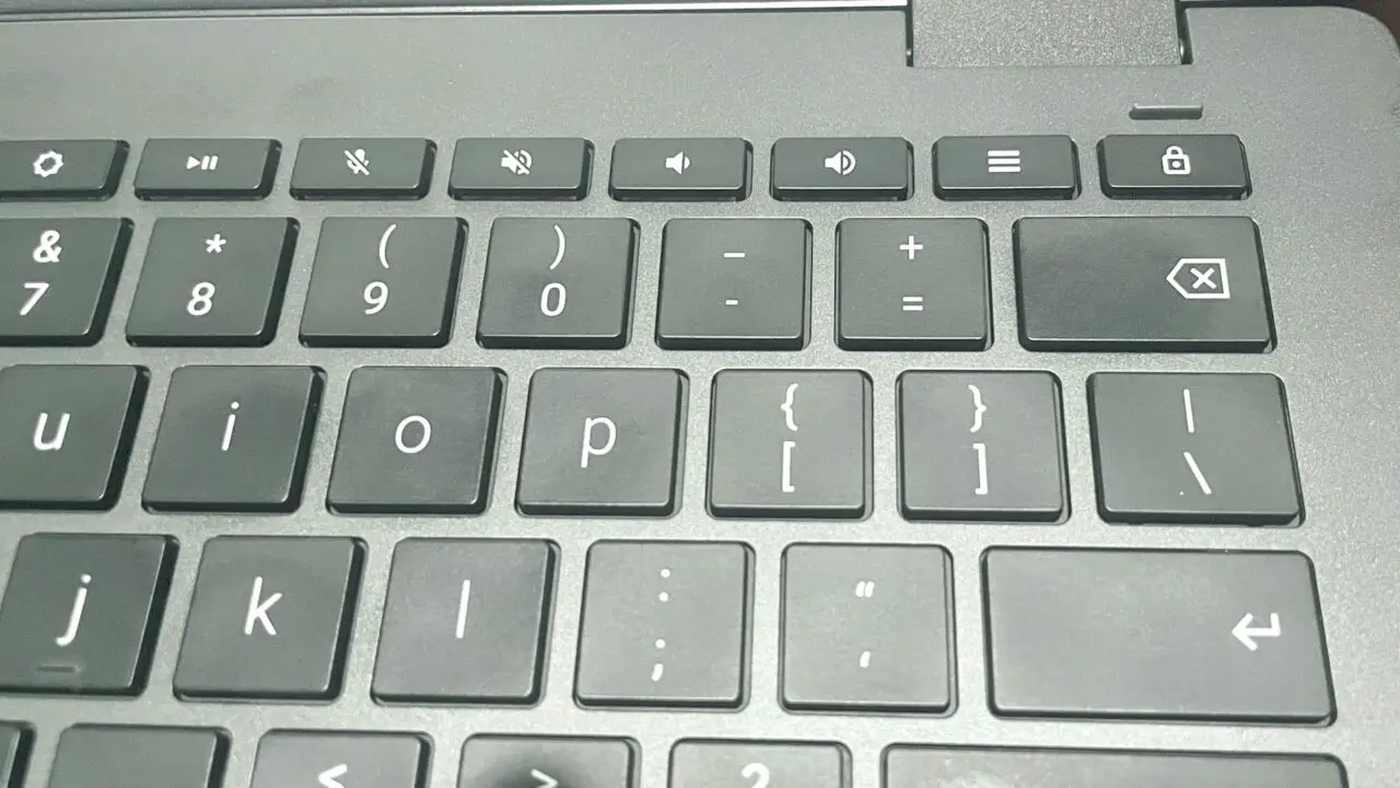 HP Chromebook x360 13b keyboard