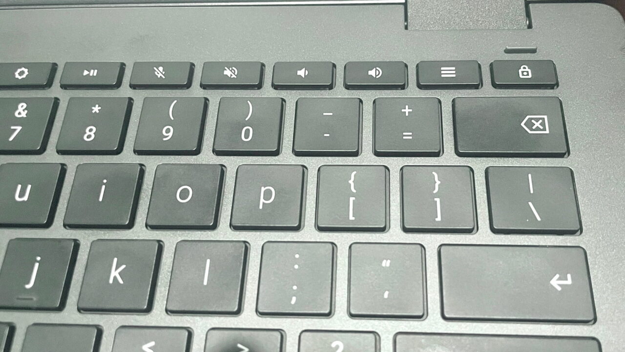 HP Chromebook x360 13b keyboard