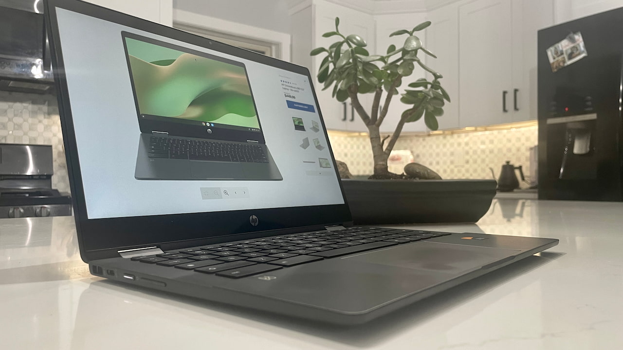 HP Chromebook x360 13b with MediaTek K1200