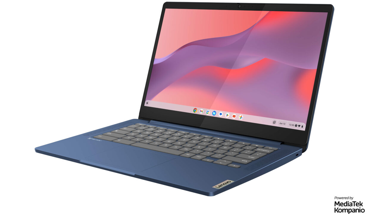 Lenovo IdeaPad Slim 3 Chromebook powered by MediaTek Kompanio 520