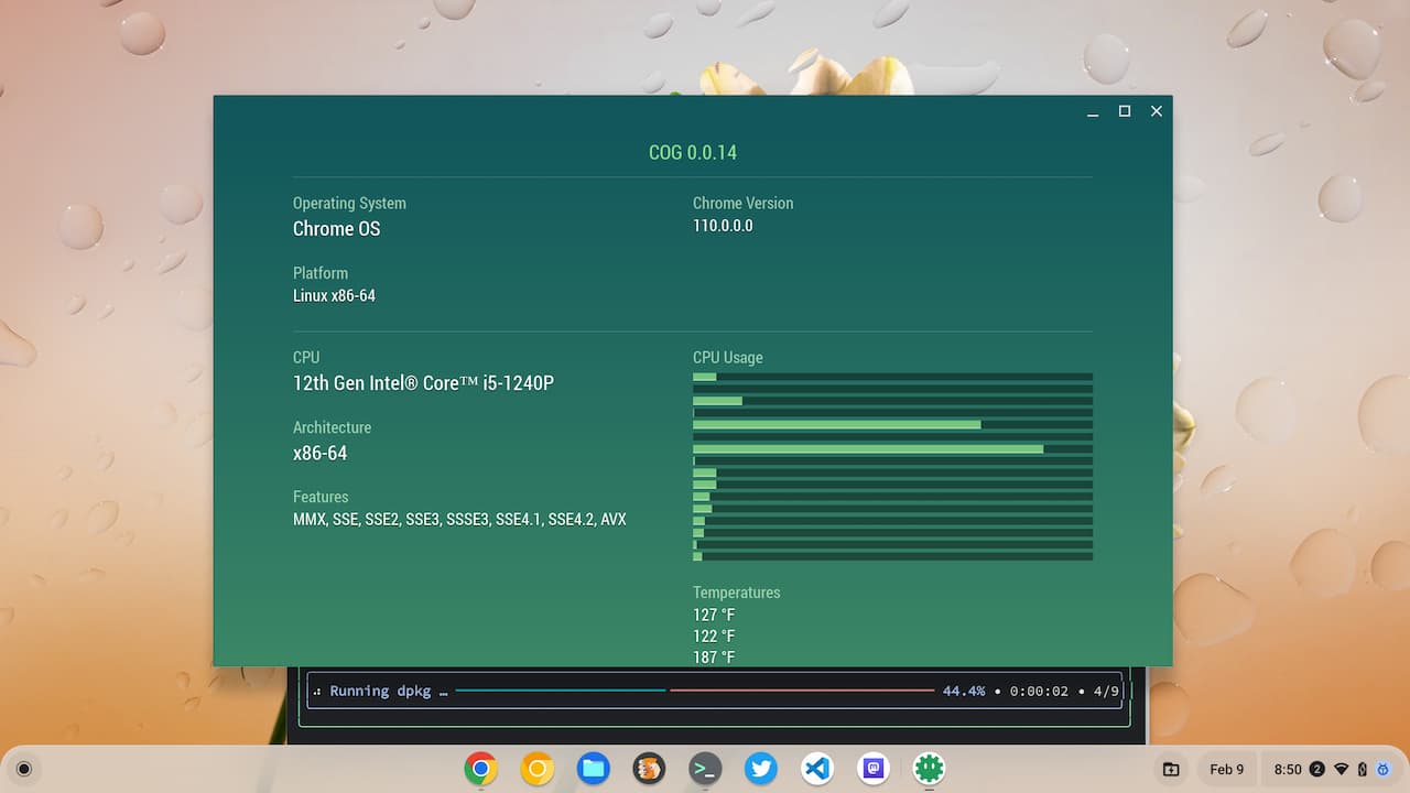 Multiple cores with CPU affinity can boost VM performance on Chromebooks