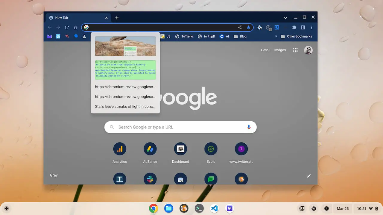 I love this small change to the ChromeOS clipboard history