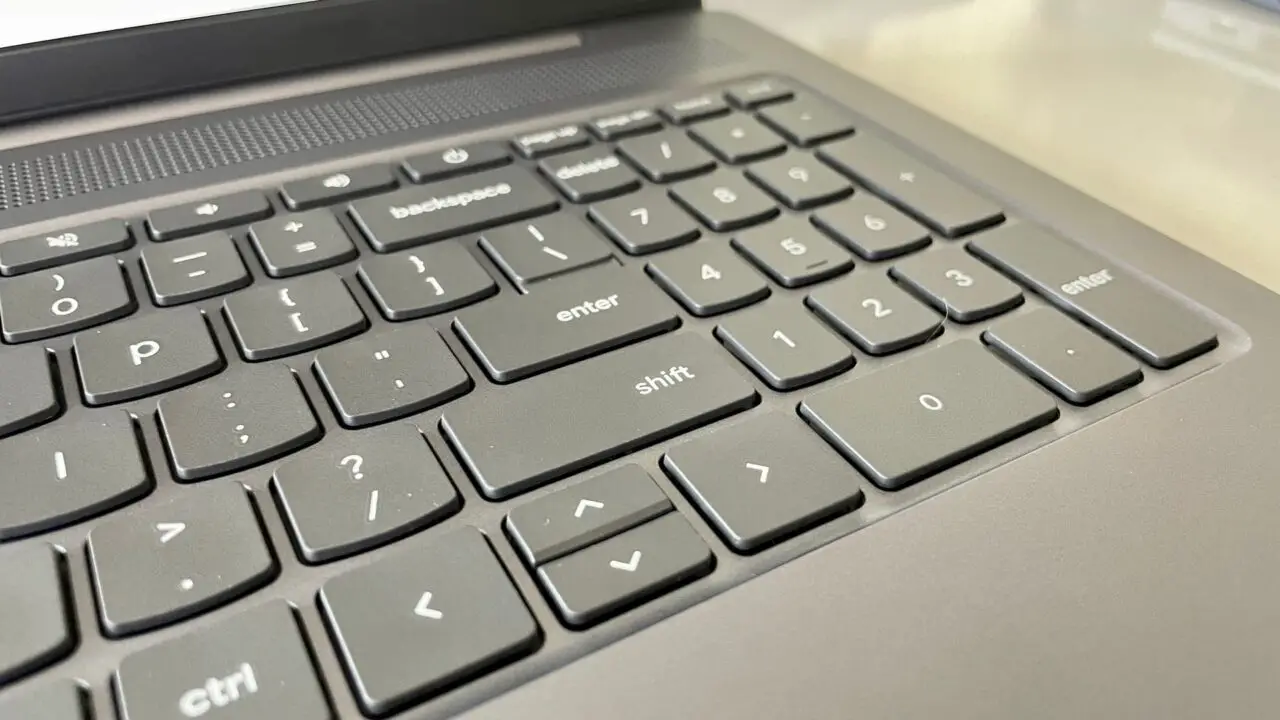 Lenovo 5i Chromebook keyboard isn't backlit