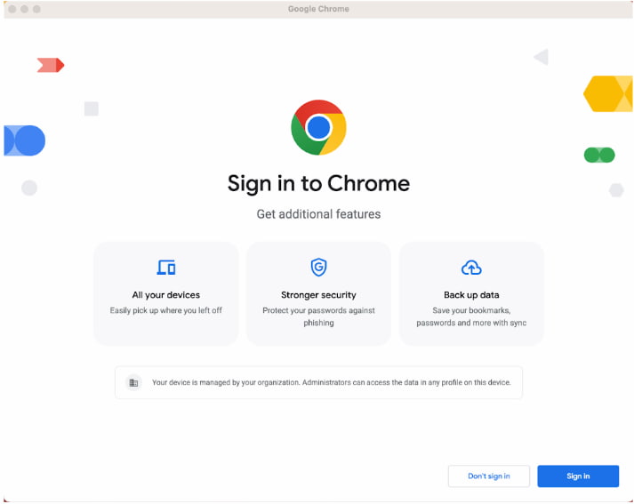 Google Chrome 112 release with improved on boarding