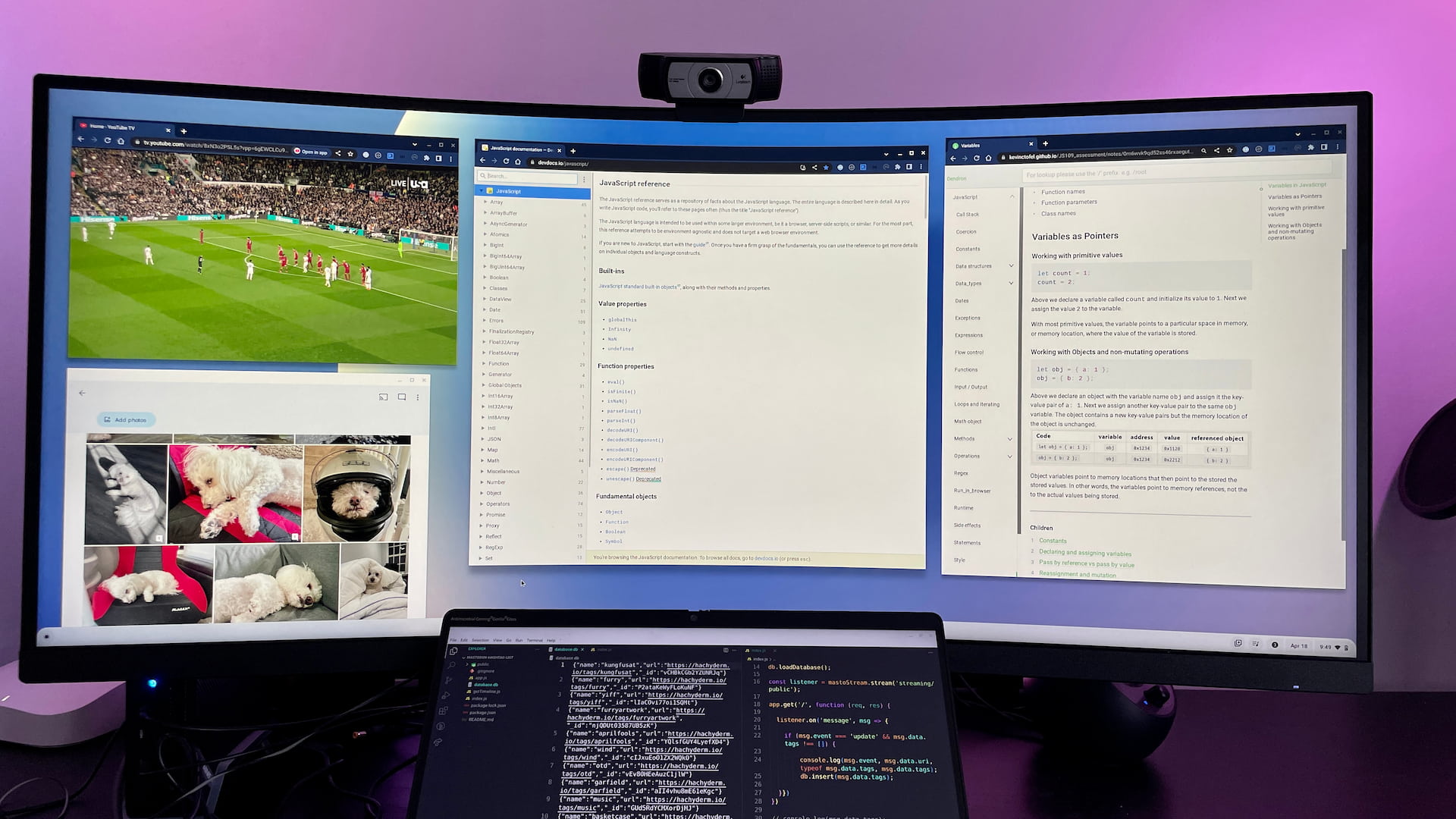 Using a Chromebook and ultrawide monitor