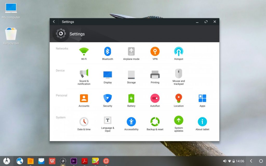 Flexor for ChromeOS ring an Android desktop to Chromebooks