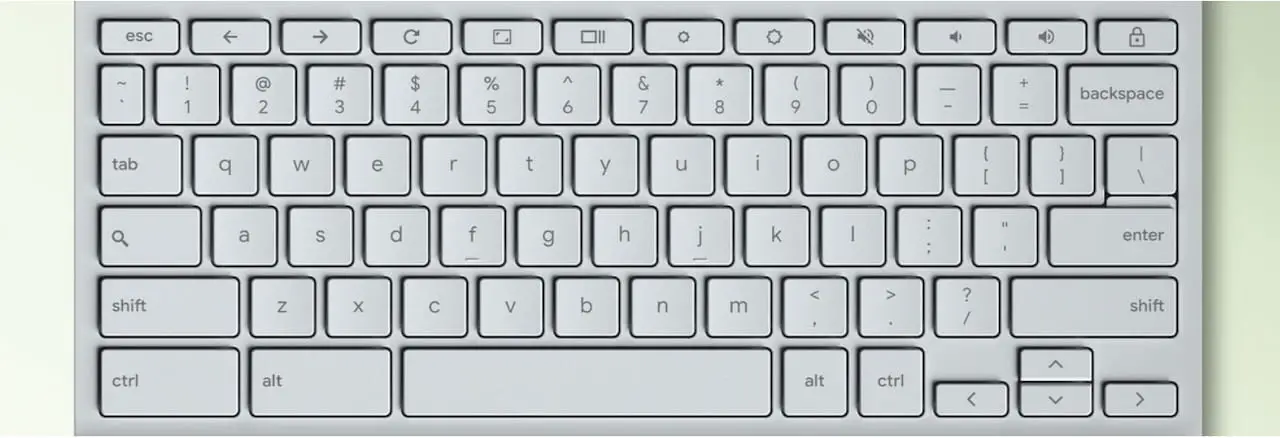 Asus Chromebook CM30 keyboard