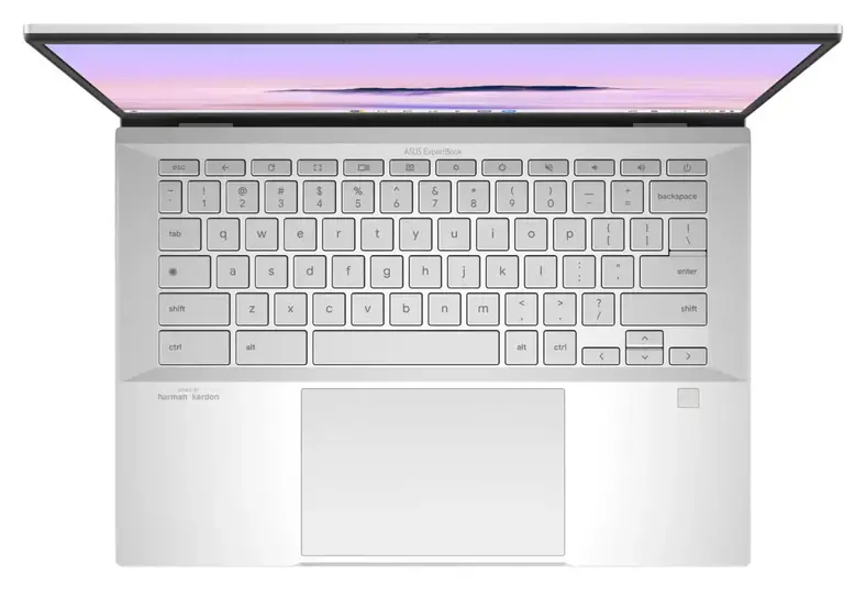 Asus CX54 Chromebook Plus keyboard and trackapd