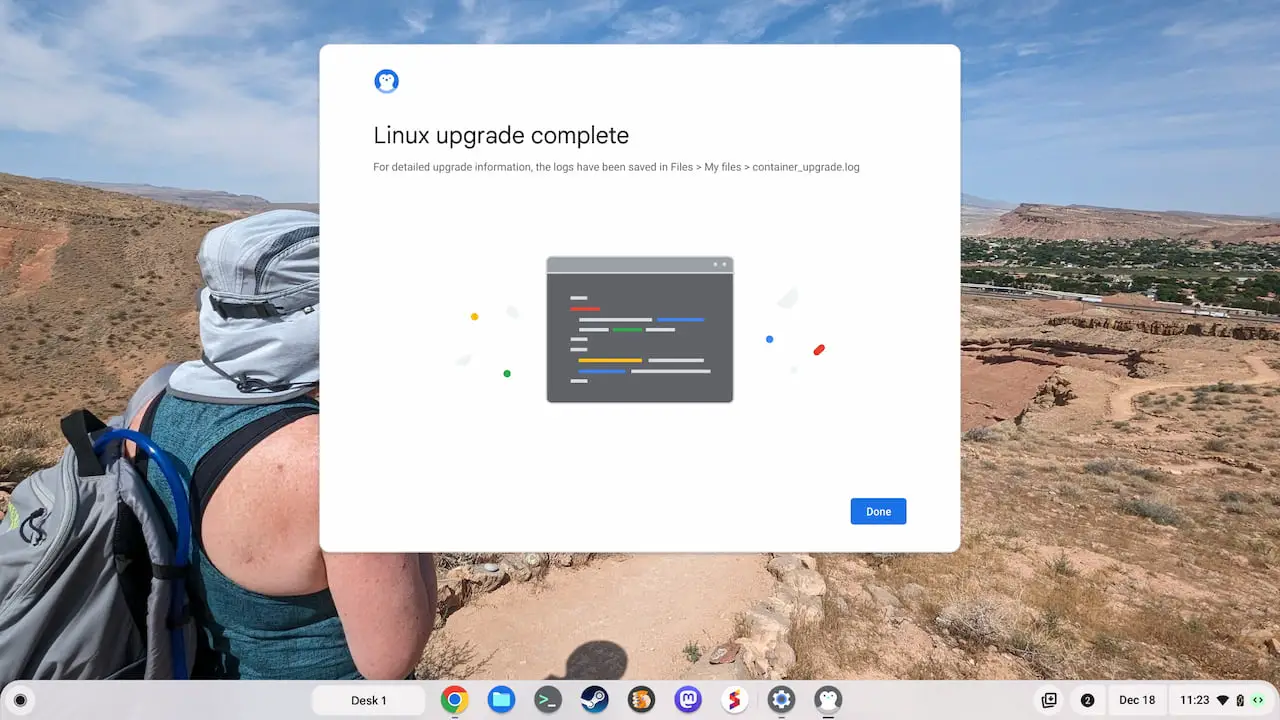 ChromeOS 121 will upgrade Linux on Chromebooks to Debian 12