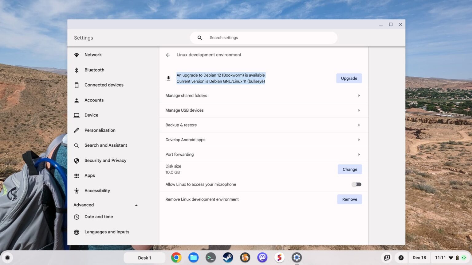 Chromeos 121 brings a big linux upgrade to chromebooks