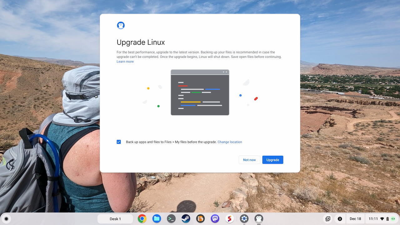 ChromeOS 121 will upgrade Linux on Chromebooks to Debian 12