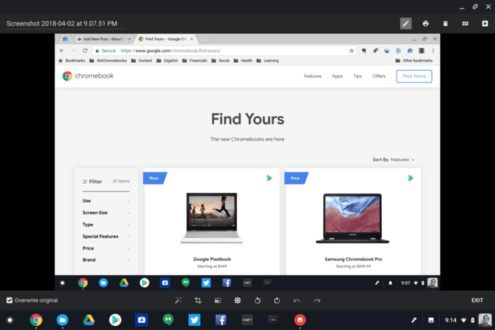 How to Edit Screenshots on Chromebook