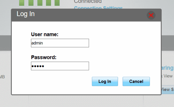 Logging Into the 192.168.l.0 Admin Panel