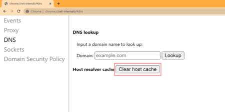 How To Clear DNS Cache Using chrome.//net-internals/dns On Your Chromebook?