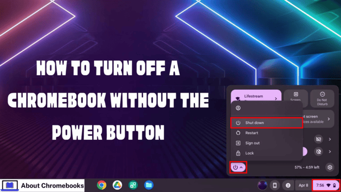 How To Turn Off A Chromebook Without The Power Button?