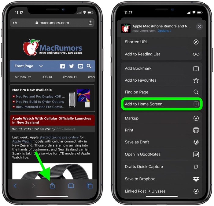 Steps to Add a Website Shortcut to Your Home Screen