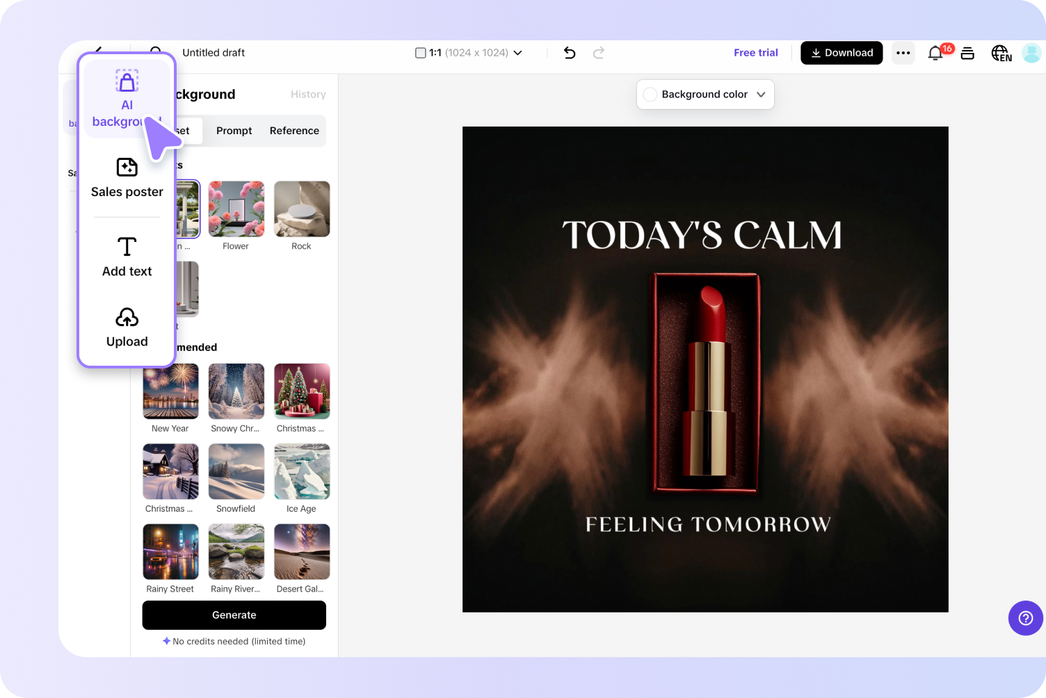 How to Make a Poster Online with Pippit