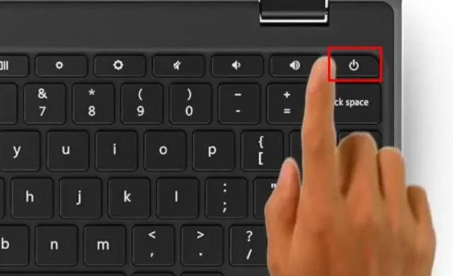 Starting Your Chromebook the Usual Way
