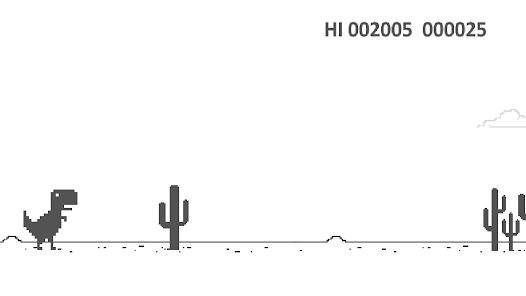 Dinosaur Game From Google