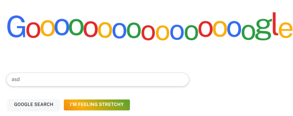 Goooooooooogle – Google Bouncy Logo Easter Egg