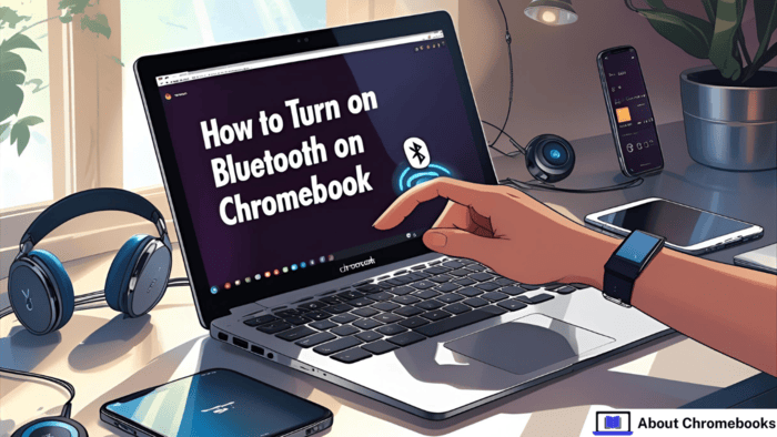 how to turn on bluetooth on chromebook