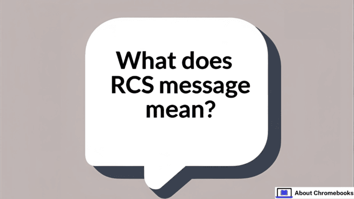 what does rcs message mean