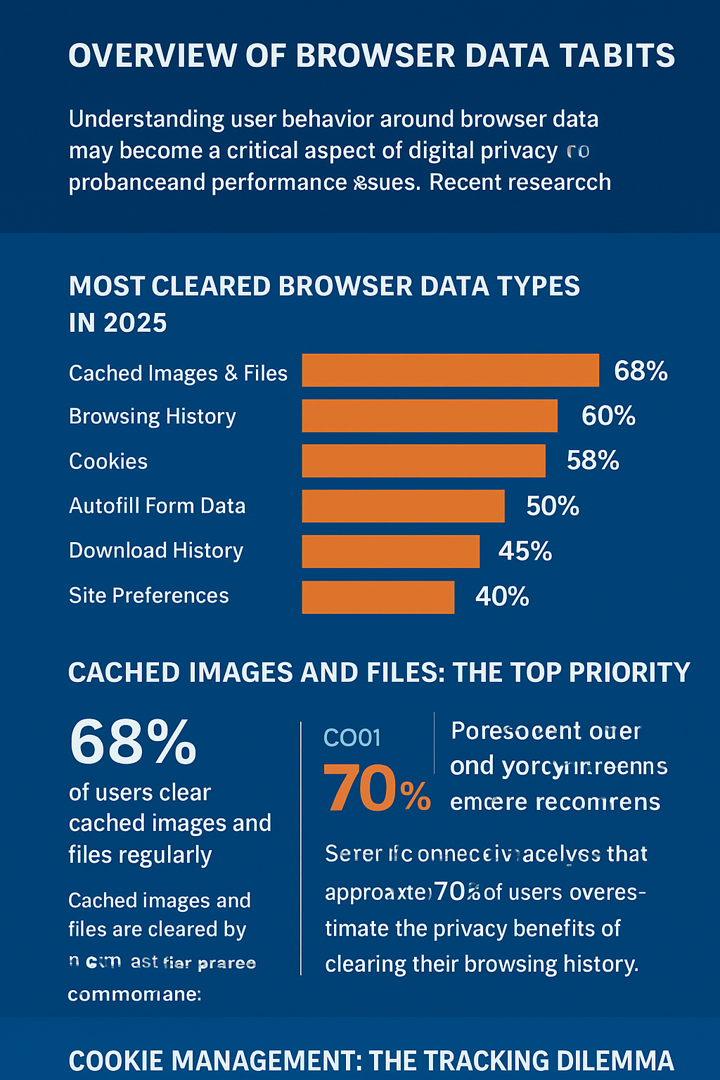 Most-Cleared Browser Data Statistics [2025]