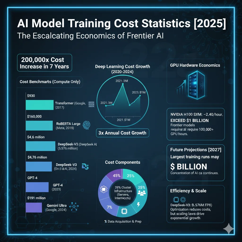 Machine Learning Model Training Cost Statistics [2025]