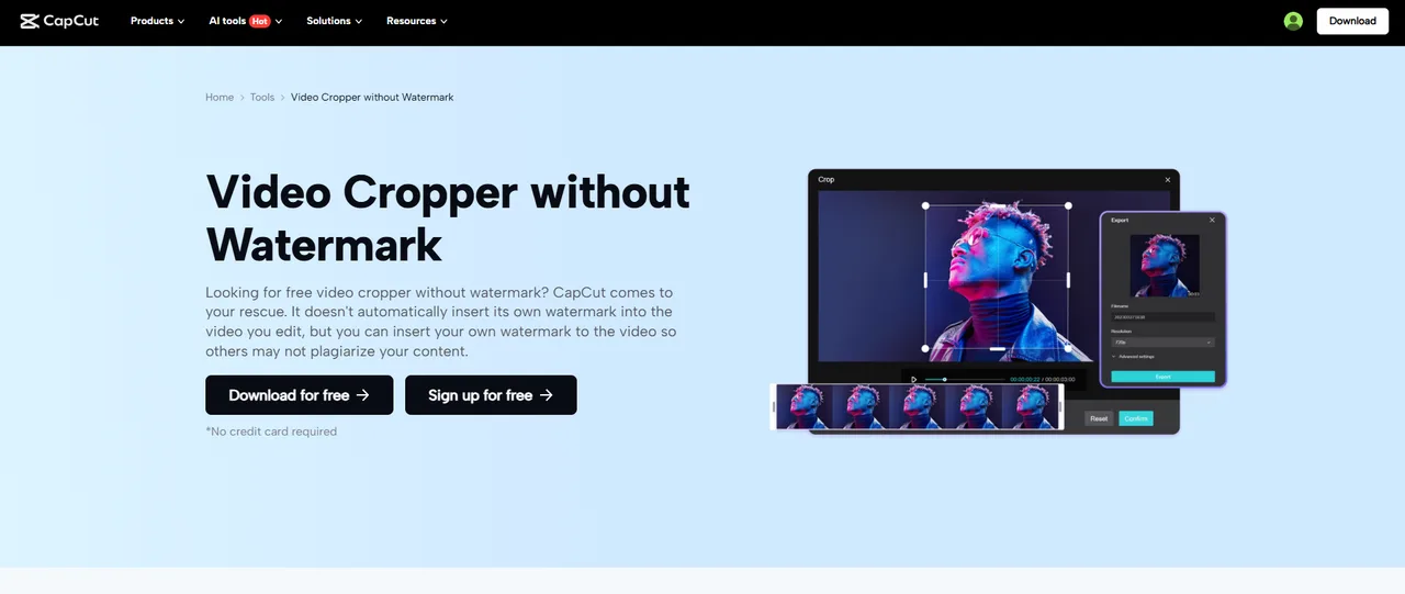 Using CapCut PC Crop Video Tool to Perfect Instagram Reels Aspect Ratios