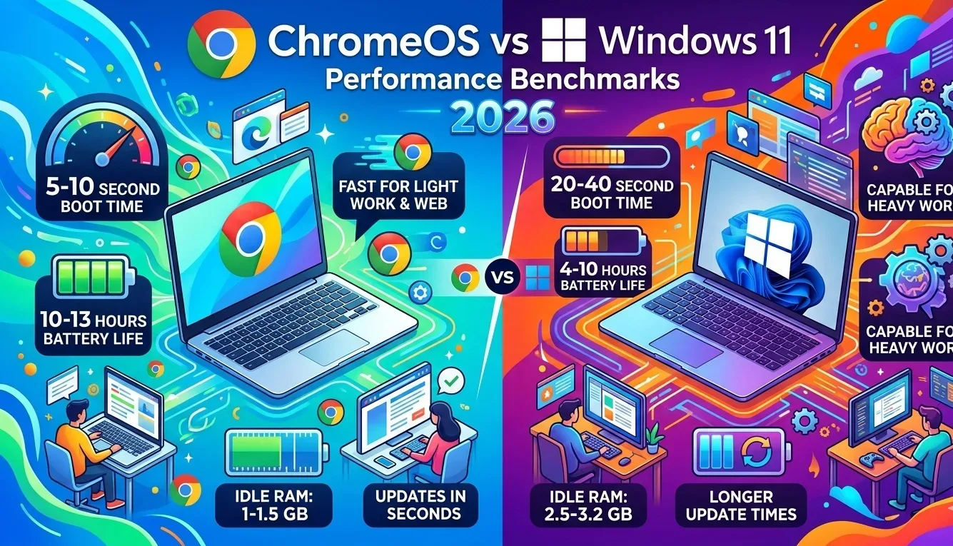 ChromeOS vs Windows Performance Benchmarks 2026