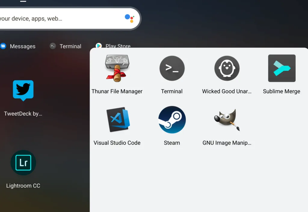 Linux-apps-in-launcher-1024x705