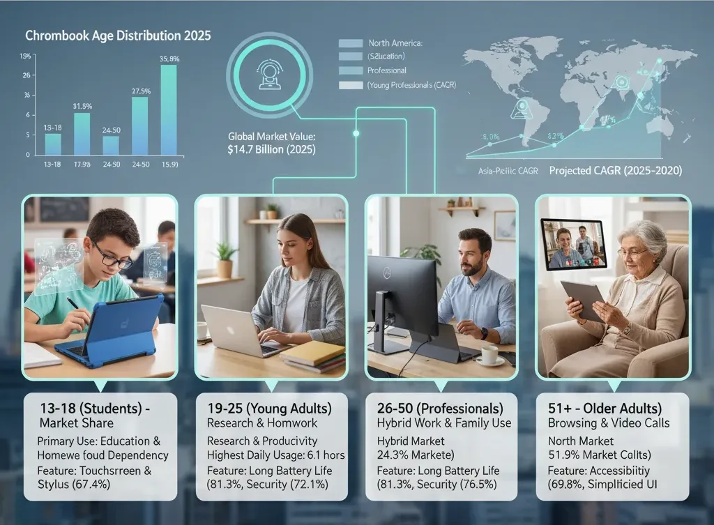 Age Demographics of Chromebook Users 2025