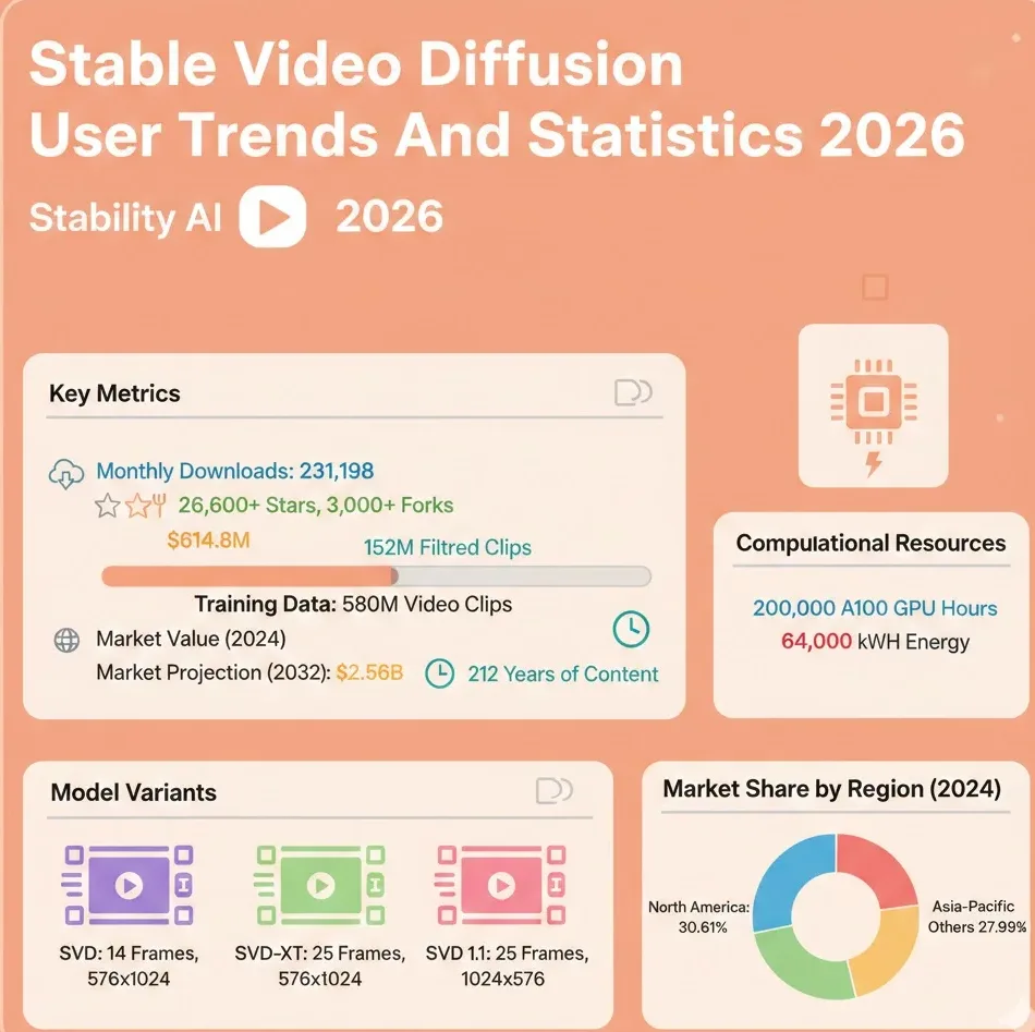 Stable Video Diffusion User Trends And Statistics 2026