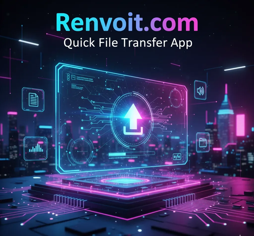Renvoit.com: Quick File Transfer App