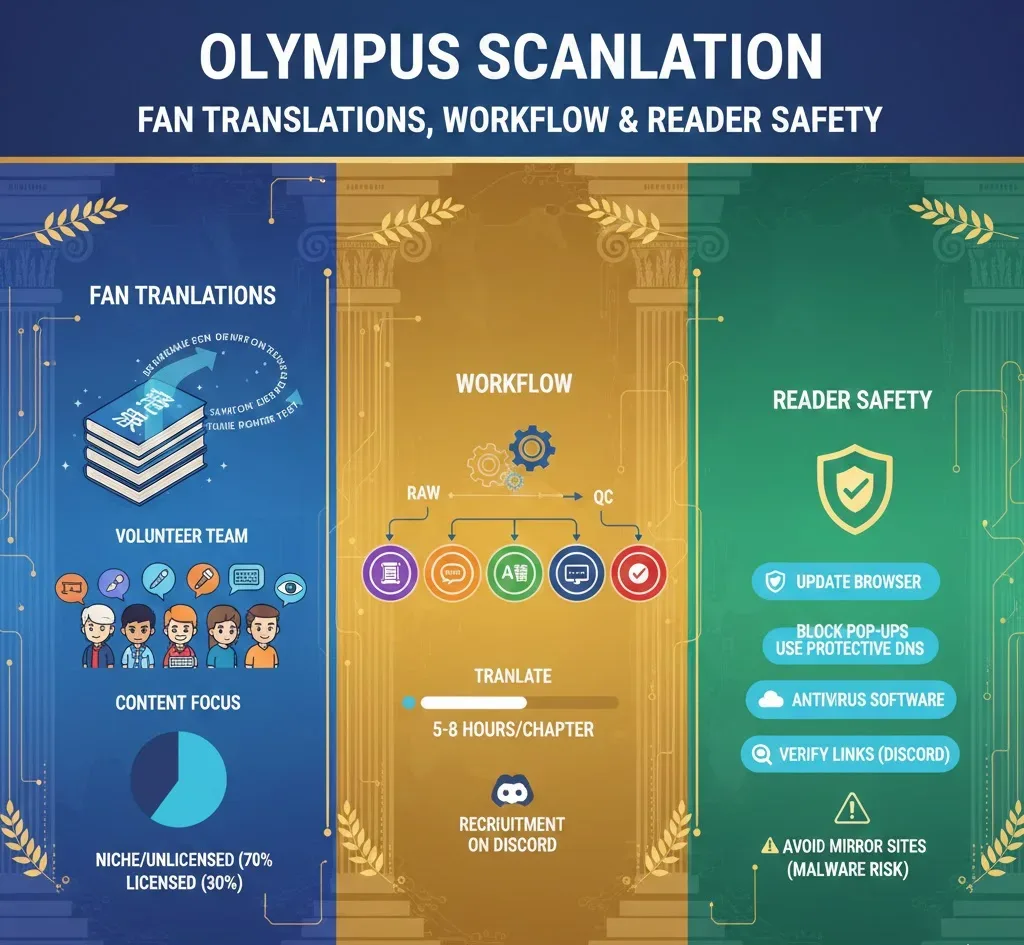 Olympus Scanlation: Fan Translations, Workflow, and Reader Safety