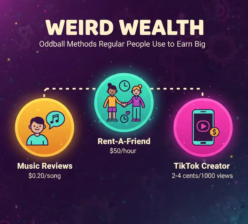 Weird Wealth: Oddball Methods Regular People Use to Earn Big