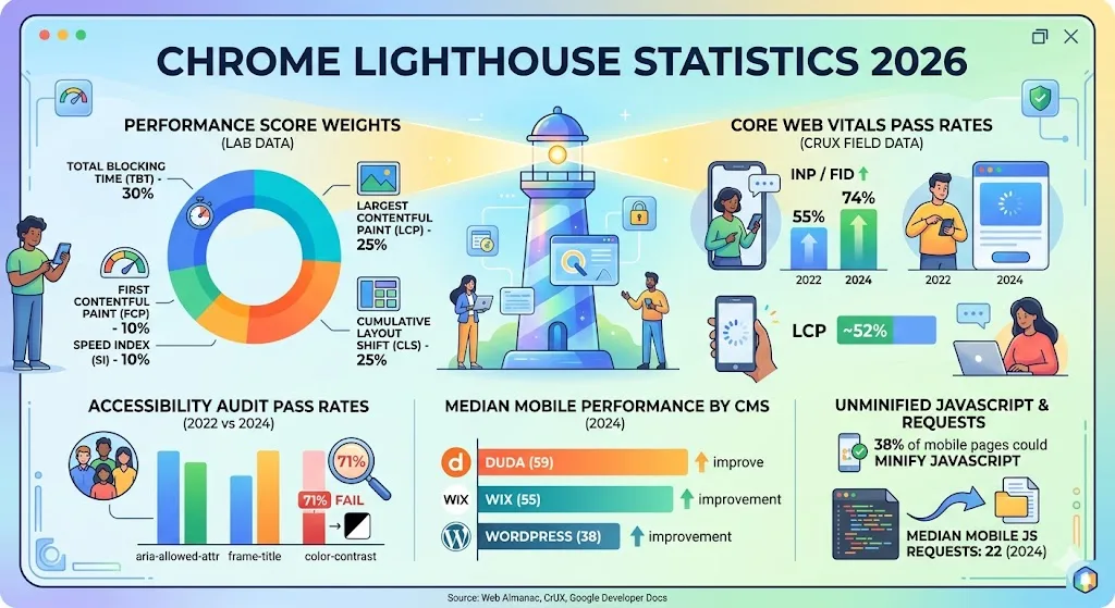 Chrome Lighthouse Statistics 2026