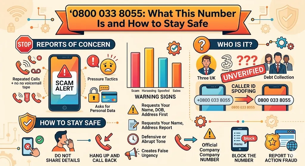 0800 033 8055: What This Number Is and How to Stay Safe
