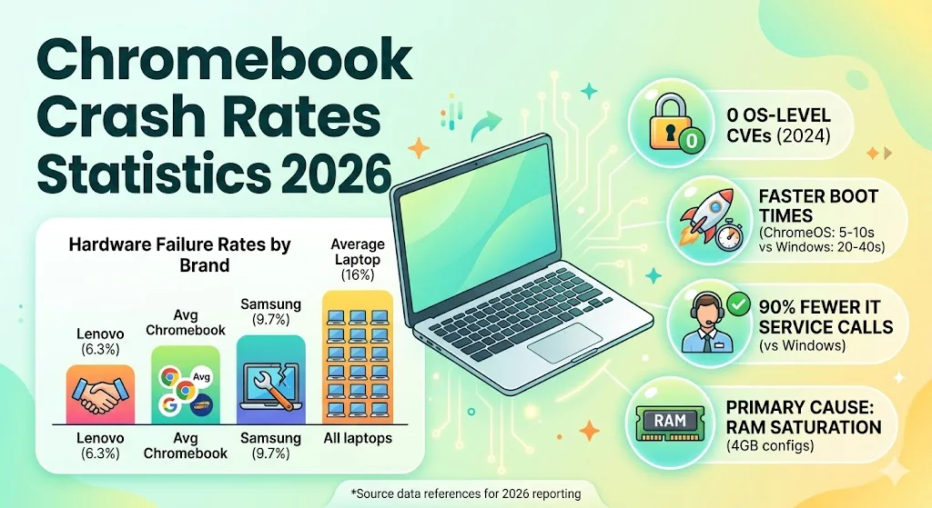 Chromebook Crash Rates Statistics 2026